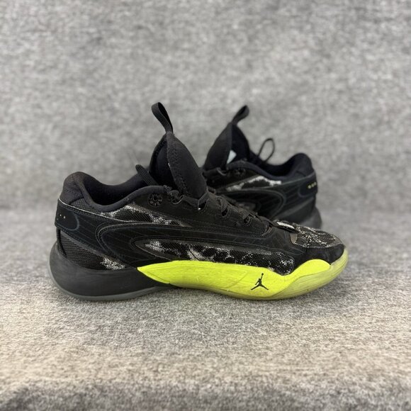 ✅Nike Air Jordan Luka 2 TB Men's Size 9.5 Black Volt  Basketball Shoes Sneakers - Picture 9 of 10